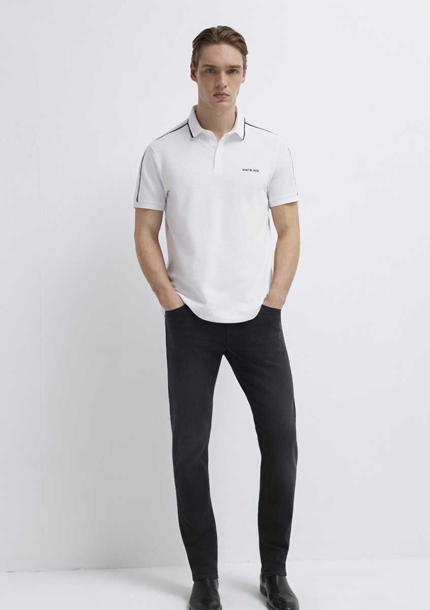 Mavi Black Beyaz Regular Fit Erkek Polo Tişört 0611838-620