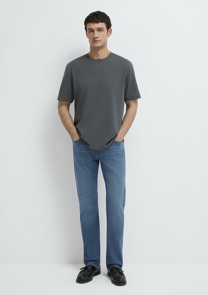 Mavi Black Siyah Gri Loose Fit Erkek Tişört 0612731-70088 (1)