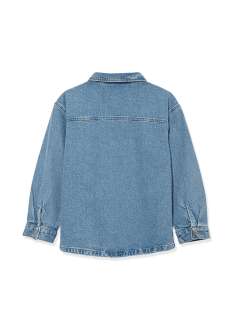 Mavi Bob 90 lar İndigo Mavisi Çocuk Jean Gömlek 6210000-86709 - 4