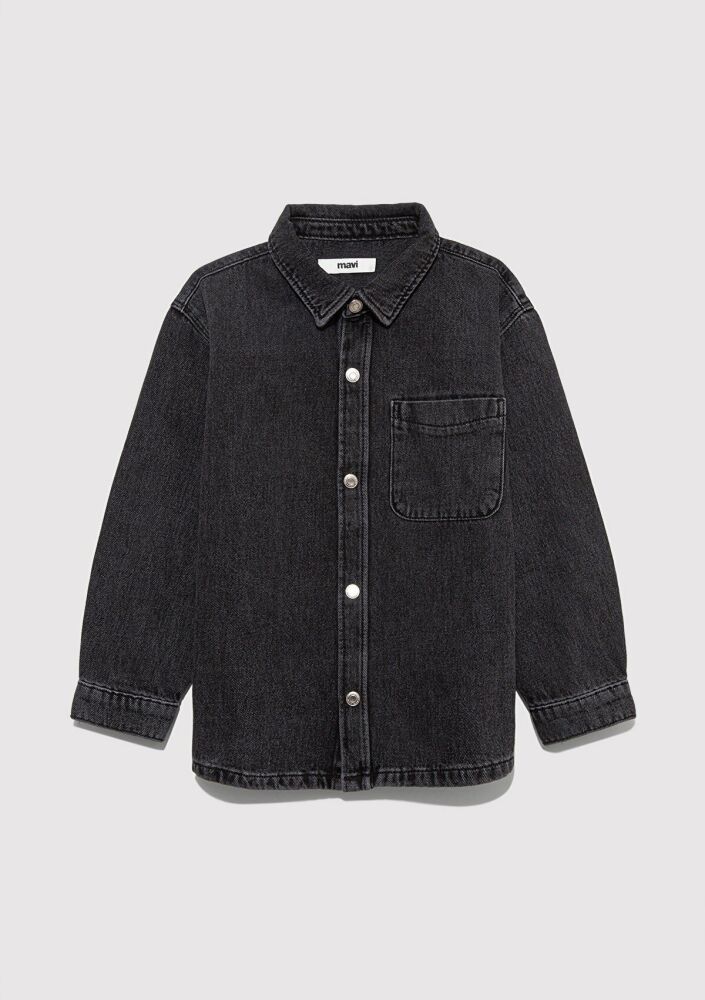 Mavi Bob Smoke Denim Çocuk Jean Gömlek  6210000-89447