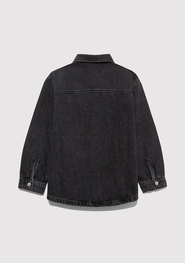 Mavi Bob Smoke Denim Çocuk Jean Gömlek  6210000-89447 (1)