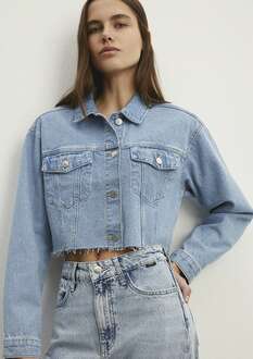 Mavi Brenda Mid Blue 90's Kadın Jean Ceket 1110118-86443 - 1