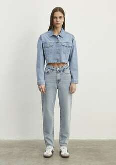 Mavi Brenda Mid Blue 90's Kadın Jean Ceket 1110118-86443 - 2