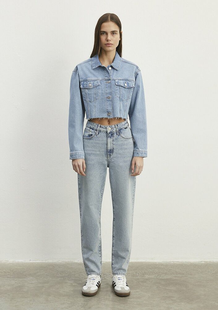 Mavi Brenda Mid Blue 90's Kadın Jean Ceket 1110118-86443 - 2