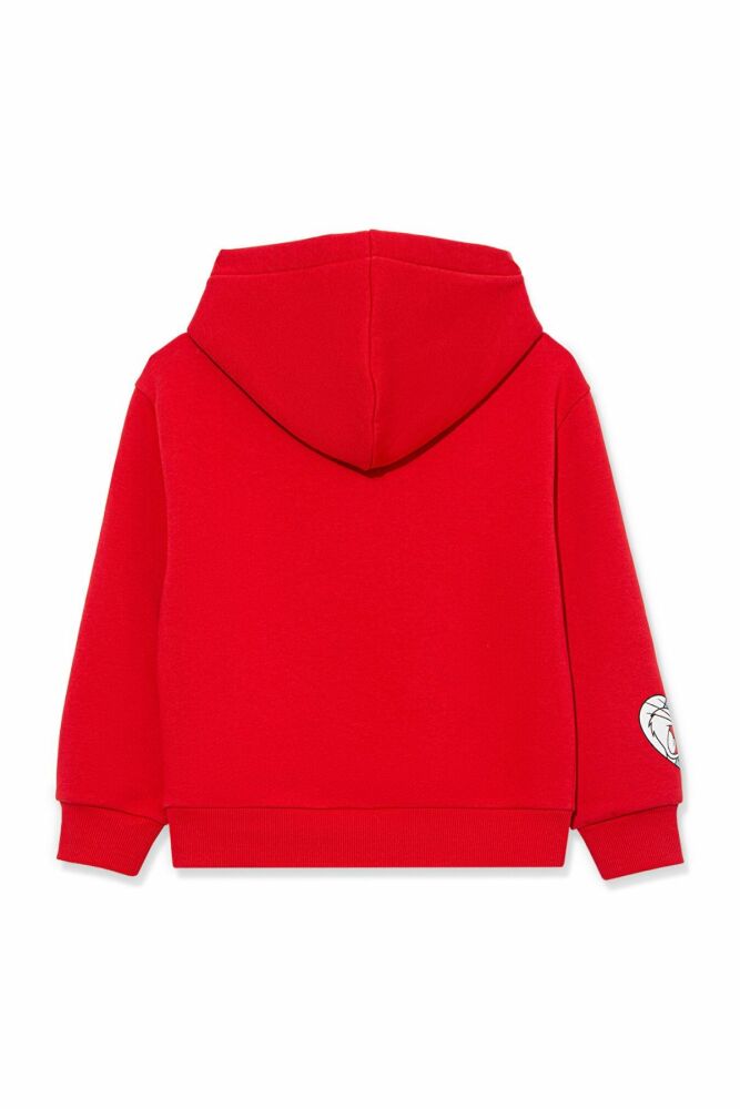 Mavi Bugs Bunny Baskılı Kapişonlu Çocuk Sweat 7S10036-70471 - 3