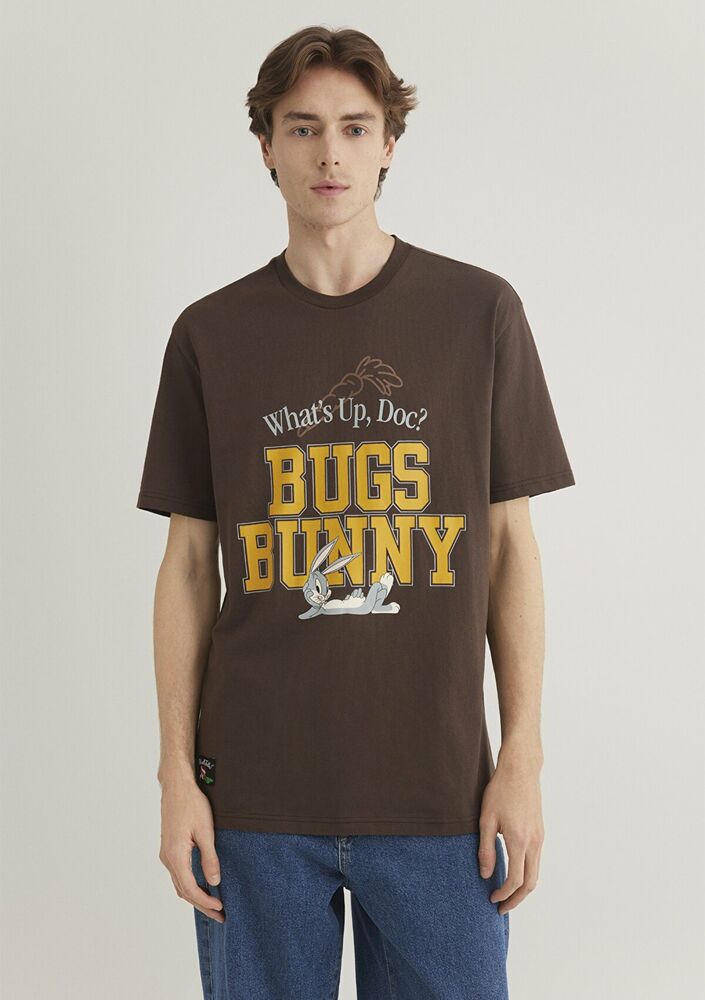 Mavi Bugs Bunny Erkek Tişört 0612565-88067 - 3