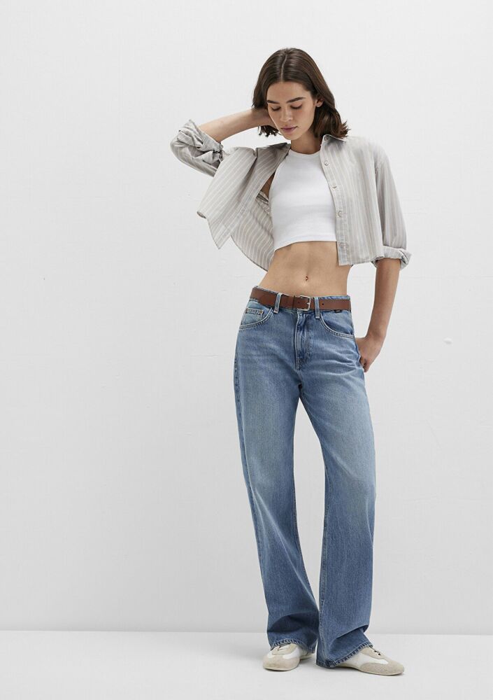 Mavi Calıfornıa Mavi Wide Leg Kadın Jean Pantolon 1010125-90496 (1)