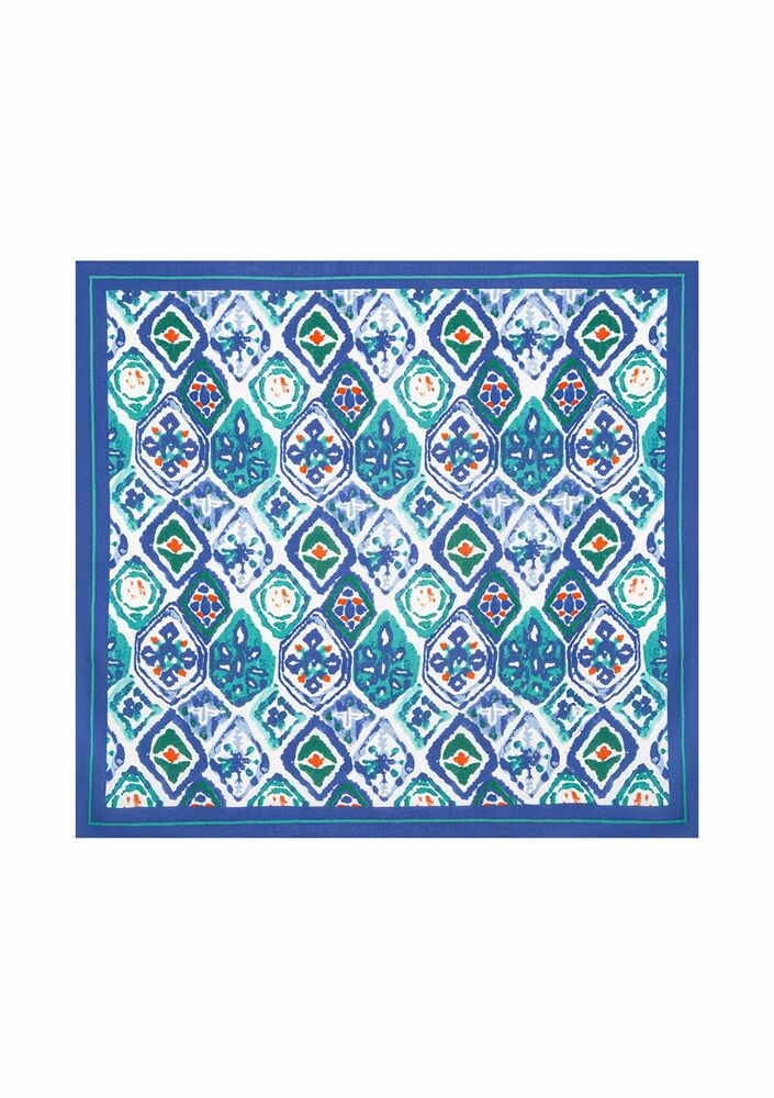 Mavi Canlı Mavi Kadın Bandana 1912237-70865 - 3