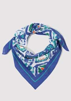 Mavi Canlı Mavi Kadın Bandana 1912237-70865 - 2