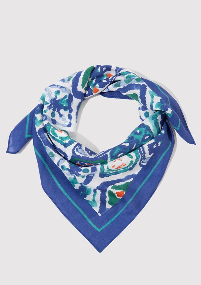 Mavi Canlı Mavi Kadın Bandana 1912237-70865 - 2