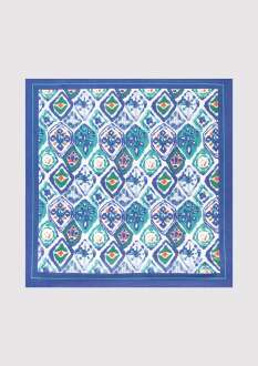 Mavi Canlı Mavi Kadın Bandana 1912237-70865 - 4