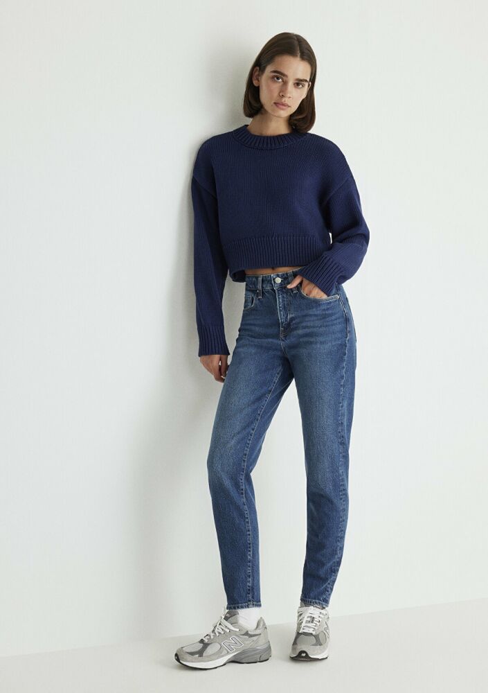Mavi Cindy Classic Denim Gölgeli Koyu Mavi Kadın Jean Pantolon 100277-87925 (1)