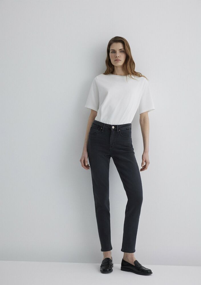 Mavi Cındy Smoke Gold Shape Kadın Jean Pantolon 100277-88608 (1)