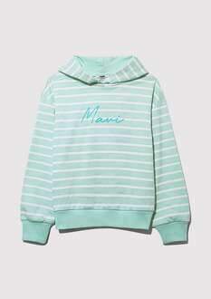 Mavi Çizgili Logo Çocuk Sweat 7S10100-89148 - 2