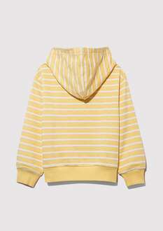 Mavi Çizgili Logo Çocuk Sweat 7S10100-89149 - 3
