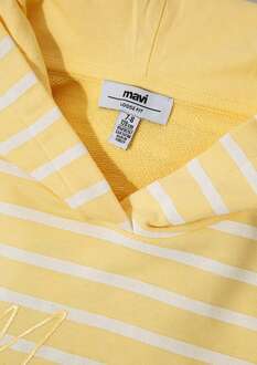 Mavi Çizgili Logo Çocuk Sweat 7S10100-89149 - 4