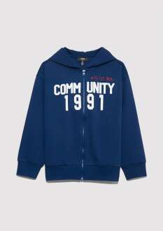 Mavi Communıty 1991 Baskılı Çocuk Sweat 6S10119-70721 - 2