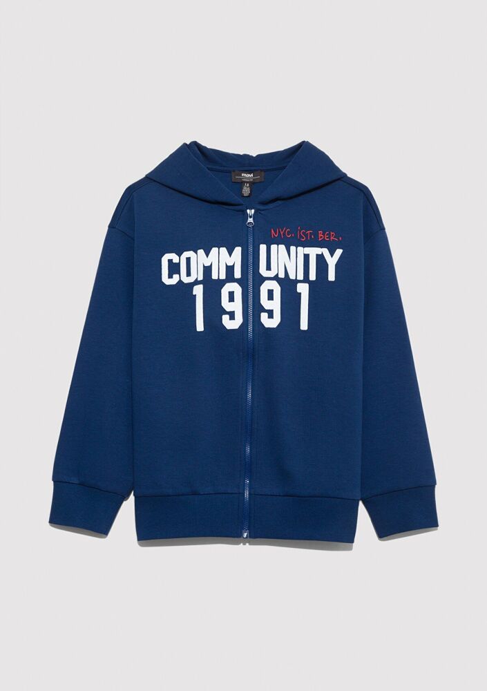 Mavi Communıty 1991 Baskılı Çocuk Sweat 6S10119-70721 (1)