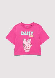 Mavi Daisy Duck Baskılı Pembe Çocuk Tişört 7610331-71095 - 1