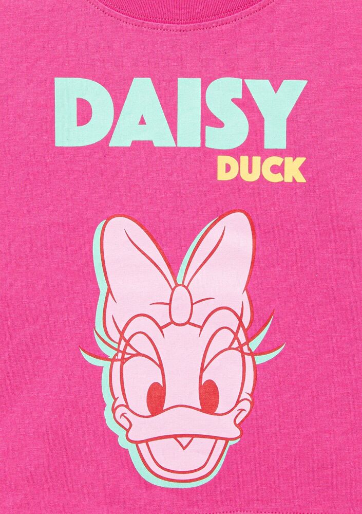 Mavi Daisy Duck Baskılı Pembe Çocuk Tişört 7610331-71095 - 3