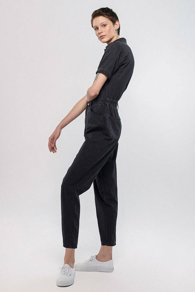 Mavi Dark Moke Gold Icon Kadın Tulum 0110302-900 (1)