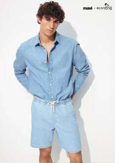 Mavi Dayton Bleach Denim Erkek Jean Şort 0410093-86945 - 1