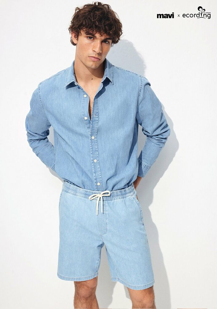 Mavi Dayton Bleach Denim Erkek Jean Şort 0410093-86945 - 1