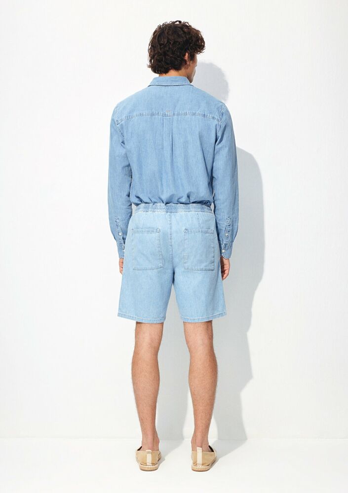 Mavi Dayton Bleach Denim Erkek Jean Şort 0410093-86945 - 5