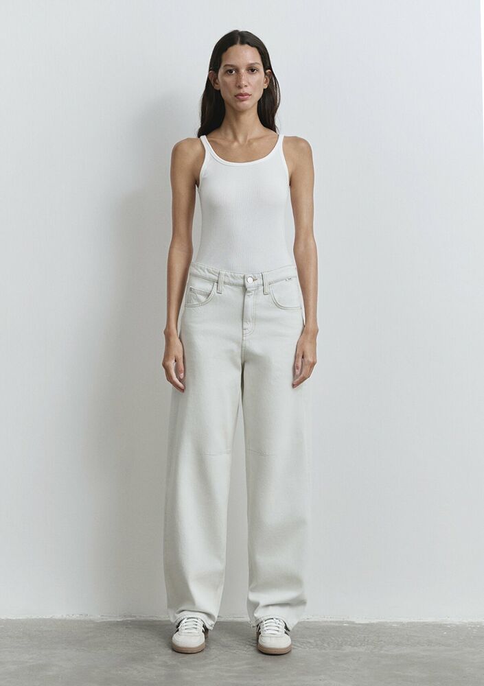 Mavi Denim Lisa 90lar Tokalı İndigo Mavisi Baggy Normal Bel Daralan PaçaJean Pantolon 1010938-89237 - 2
