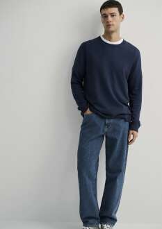 Mavi Derin Lacivert Erkek Kazak 0710186-70497 - Mavi (1)