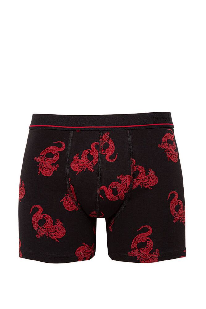 Mavi Desenli Boxer Siyah 0910084-900 (1)