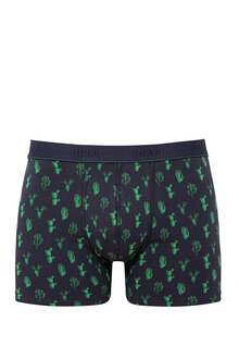 Mavi Desenli Gece Lacivert Erkek Boxer 0910045-32184 - 1