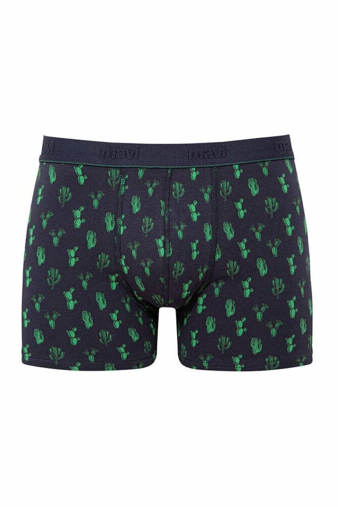 Mavi Desenli Gece Lacivert Erkek Boxer 0910045-32184