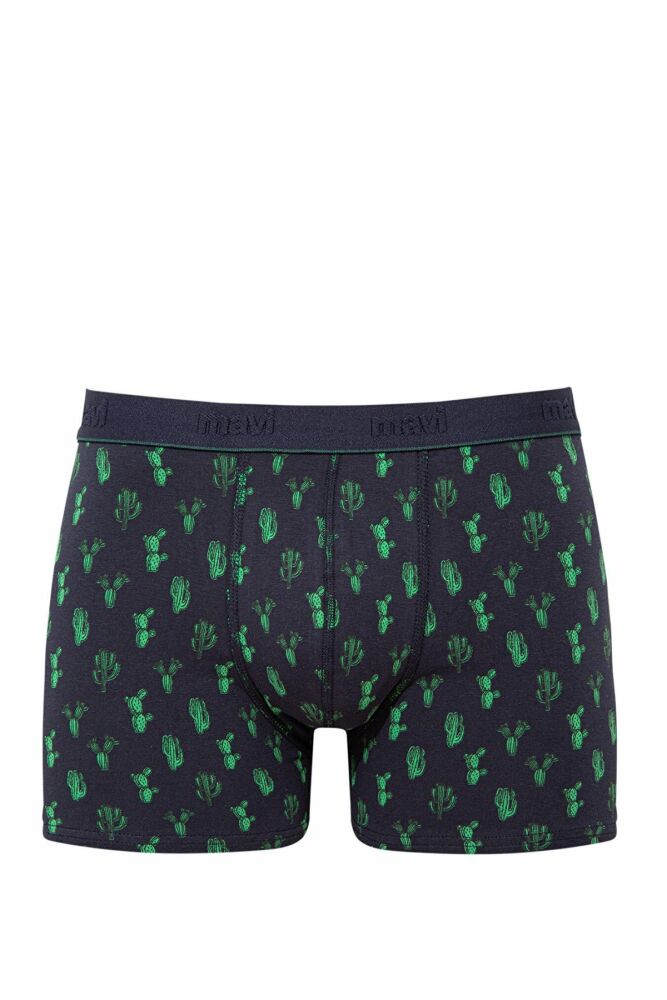 Mavi Desenli Gece Lacivert Erkek Boxer 0910045-32184 (1)