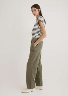 Mavi Dokuma Kadın Pantolon 1010945-86627 - Mavi (1)