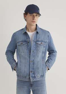 Mavi Drake Dark Foggy Classic Denim Erkek Jean Ceket 010143-89136 - 3