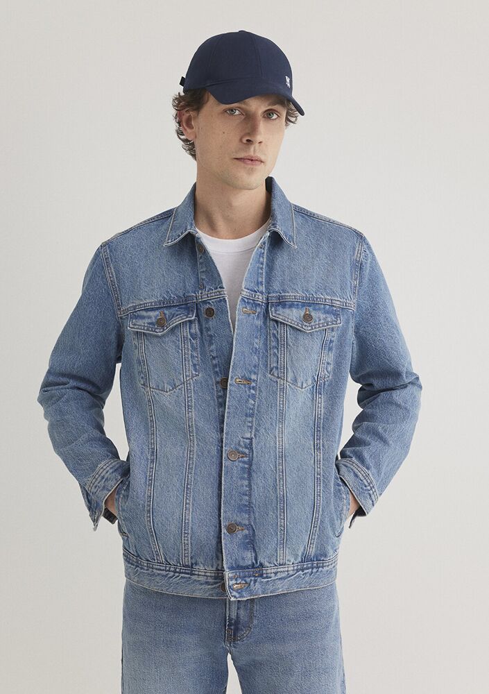 Mavi Drake Dark Foggy Classic Denim Erkek Jean Ceket 010143-89136 - 3