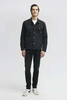 Mavi Drake Gece Grisi Black Pro Erkek Jean Ceket 010143-32231 - 2