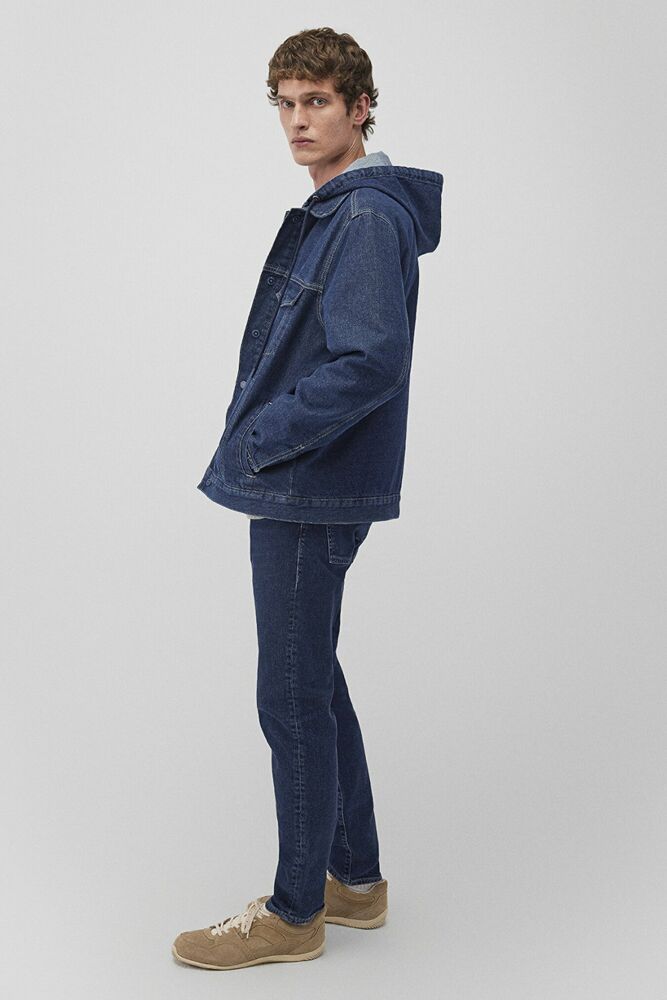 Mavi Eddıe Dark Blue College Denim Erkek Jean Ceket 0110411-88556 - 2