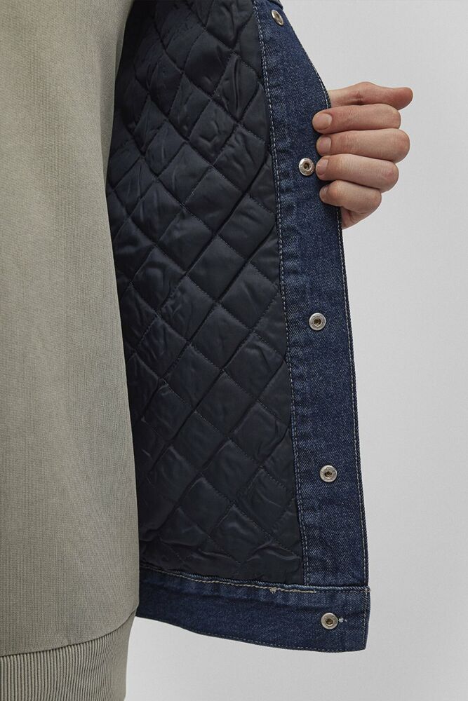 Mavi Eddıe Dark Blue College Denim Erkek Jean Ceket 0110411-88556 - 5