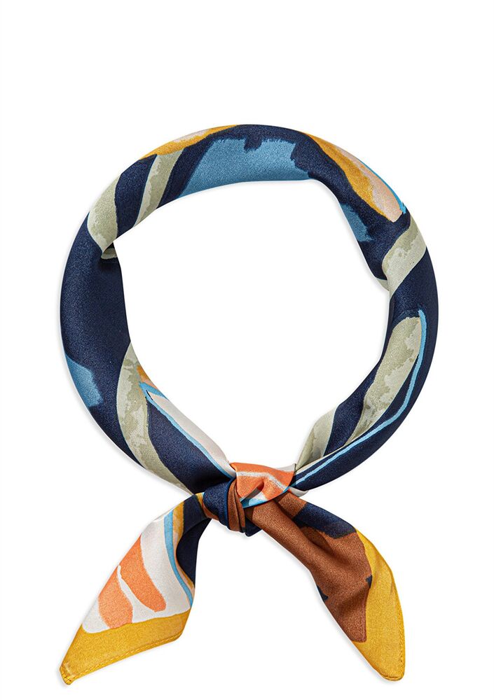 Mavi Ekru Kadın Bandana 1912234-34523 - 2