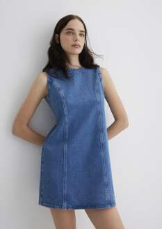 Mavi Elvıra Blue Maviterrenean Kadın Jean Elbise 1310716-90476 - 1