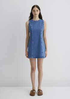 Mavi Elvıra Blue Maviterrenean Kadın Jean Elbise 1310716-90476 - 3