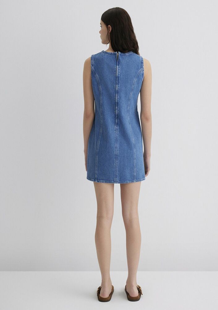Mavi Elvıra Blue Maviterrenean Kadın Jean Elbise 1310716-90476 - 4