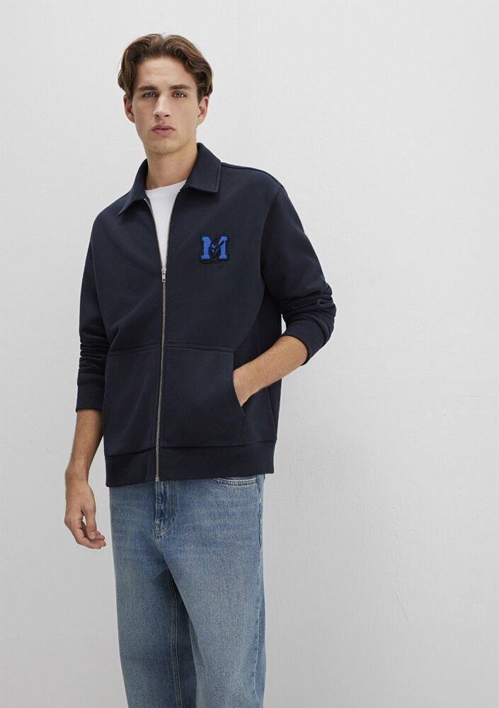 Mavi Fermuarlı Cepli Lacivert Loose Fit Erkek Sweat 0S10493-70490 - 2