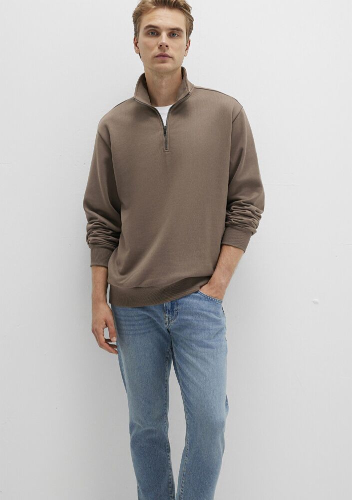 Mavi Fermuarlı Erkek Sweat 0S10419-70380