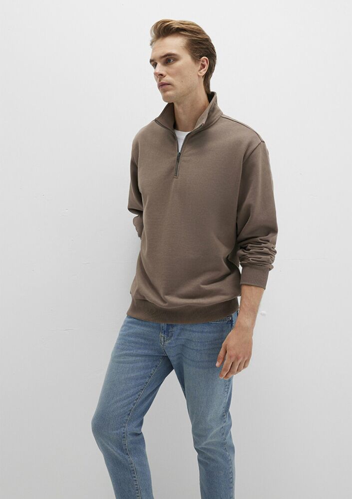 Mavi Fermuarlı Erkek Sweat 0S10419-70380 (1)