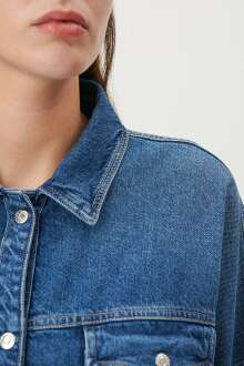 Mavi Fiona Dark Denim Kadın Jean Gömlek 122434-82253 - 4
