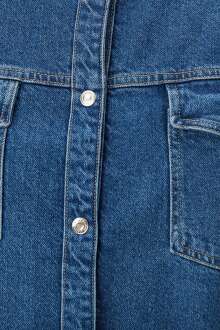 Mavi Fiona Dark Denim Kadın Jean Gömlek 122434-82253 - 5