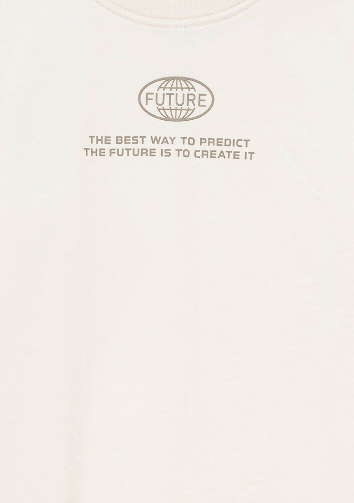 Mavi Future Baskılı Organik Pamuklu Çocuk Tişört 6610271-70055 - 4
